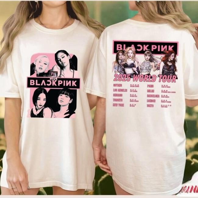 2026 Blackpink Shirt, Born Pink Shirt, Kpop Fan Shirt, Kpop Merch Shirt, Blackpink World Tour Shirt, Black Pink Tee Shirt