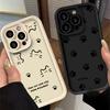 Snygg Linje Katt Hund Telefonfodral För Xiaomi Redmi Note 14 13 12s 12 11 10 9s 9 8 7 Turbo 4 Pro Plus 4G 5G Mjukt TPU Bakstycke