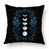 Vikama Moon Phases & Magical Creatures Pillow Covers Pattern Cushion Cover Suitable For Sofa Bedroom Car Pillow Cover Decor