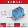 Splicing Din Rail Push In Spring Terminal Block, Multi Input Multi Output Wire Connector, Quick Connection Terminal Block