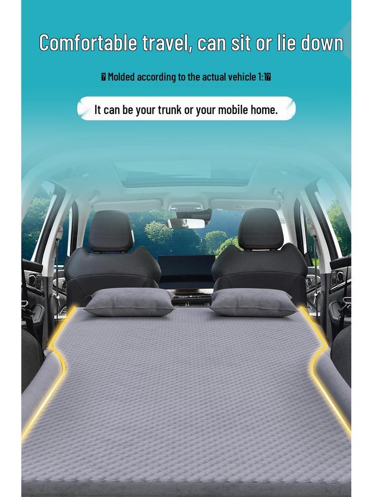 Skyworth EV6 Auto aufblasbare Matratze: Luftmatratze für Kofferraum & Schlafmatte für Rücksitz