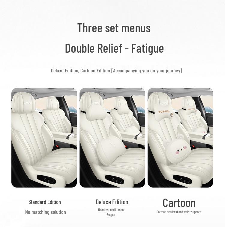 GAC AION UT Parrot Dragon Leather Car Seat Cover - Universal, Perforated, Breathable, All-Season.