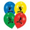Balony Lateksowe Harry Potter Domy Hogwartu, 28 Cm, 6 Szt.