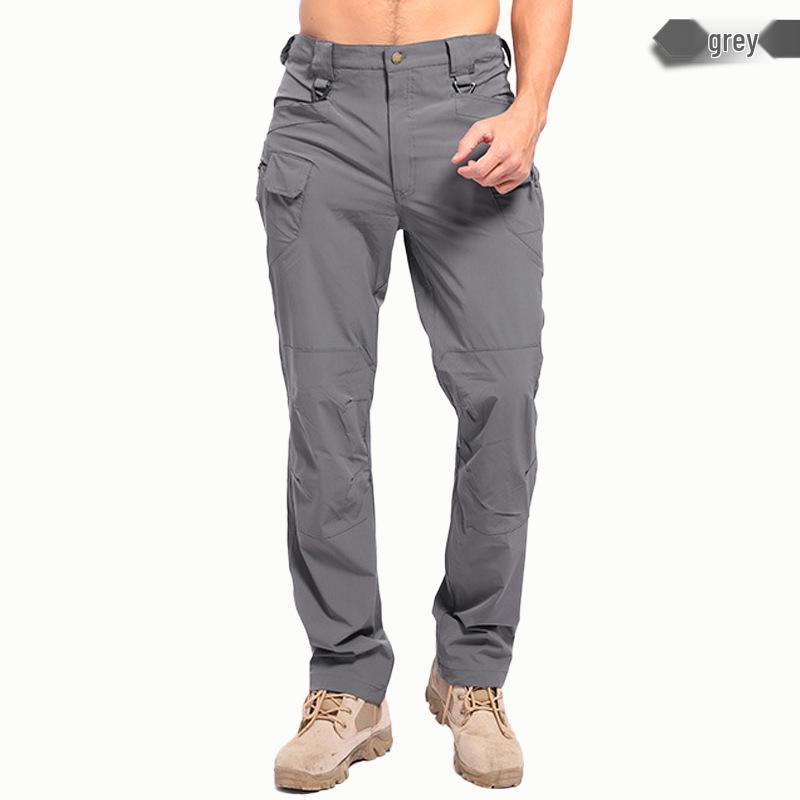 Men s Quick-Dry Ice Silk Elastic Hiking  Workwear Pants M