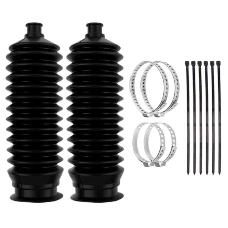 Für Lenkungsreparatur Innenzugstangen-Manschette Silikon-Manschetten-Kit Innenzugstangen-Manschetten-Kit SCHWARZ Schützt vor Verunreinigungen