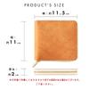 Trendy Yamagishi Maya Leather, Made in Italy, Genuine Leather, Bifold Wallet, Round Zipper, Women's, Compact, Luxury, Maya Berry Brown