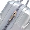 14"/19"/24"/28" 4-Piece ABS Spinner Luggage Set – Large & Medium Sizes – Integrated Combination Lock & 14" Cosmetic Bag (Silver)