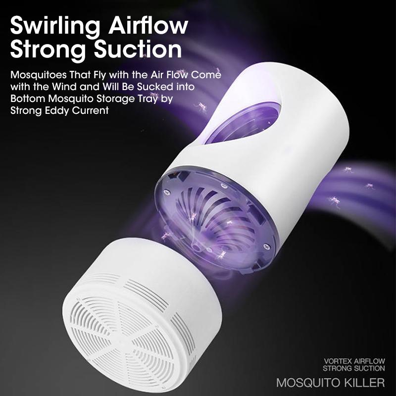5 STÜCKE LED Mückenvernichter Lampe USB Elektrische Mückenschutz Haushaltsinsektenfalle Strahlungsloser Mückenvernichter Bug Zapper
