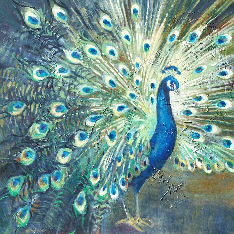Diamond Painting Peacock Colorful Full Drill Square Diamond Embroidery 5D DIY Needlework Mosaic Art Handmade Gift