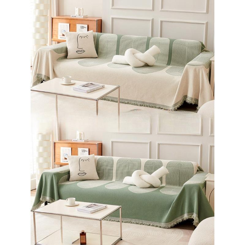 Sofa Cover Towel High Sense Sofa Cover Four Seasons Universal Sofa Towel Non-Slip Anti-Cat's Paw Pujiang Sofa Cover All Inclusive