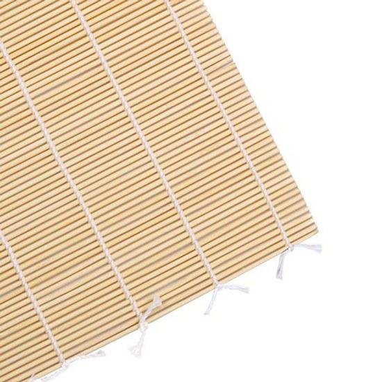 HTB bamboo sushi mat 24x24cm antibacterial roll ehomaki thick mouth setsubun green rolling making gourmet camping thin hanami HTB-BSR-W