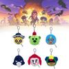 Adorable Spike Plush Keychain Toy From Brawl Stars With Soft Short Plush Fabric