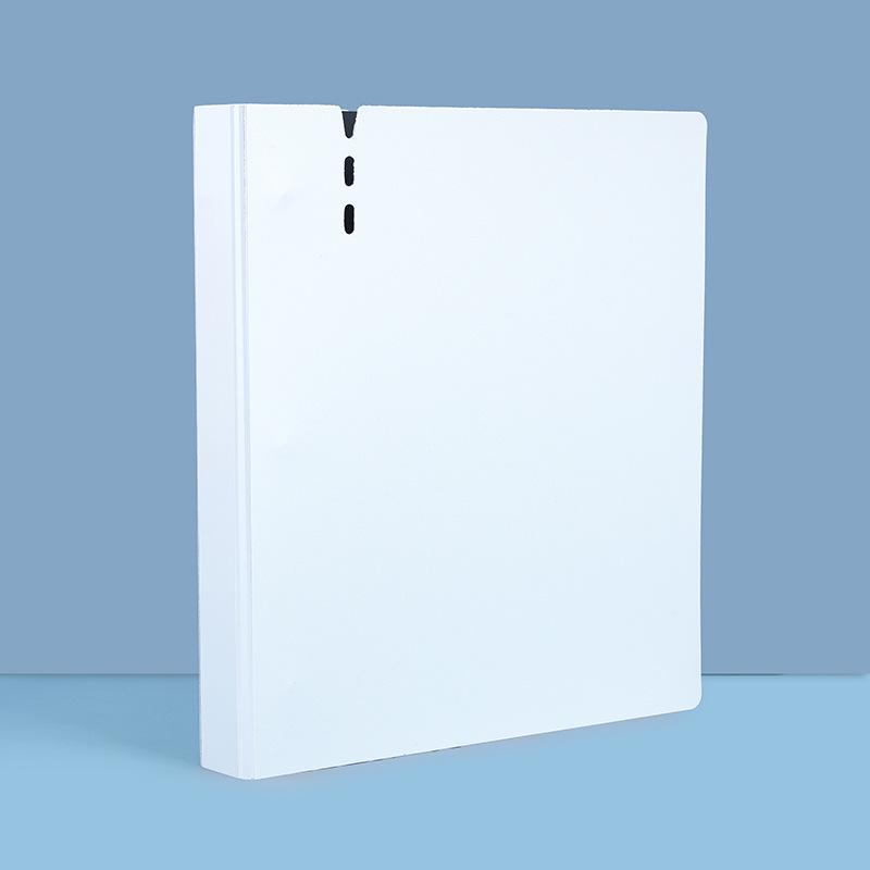 Large Capacity Waterproof 3-Hole D-Ring Plastic Folder for Loose-Leaf Document Storage