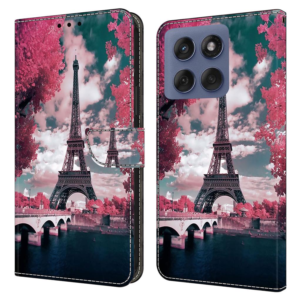 For Motorola Edge 60 Pro 5G Wallet Case Pattern Printing Stand Leather Flip Phone Cover