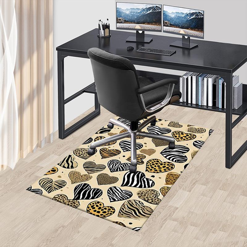 1 Stück Zebra-Print Leopard-Print Extra Groß Rutschfester Teppich, Büro, Familie, Schlafzimmer Großer Teppich Innen Teppiche, Lebendige Farben