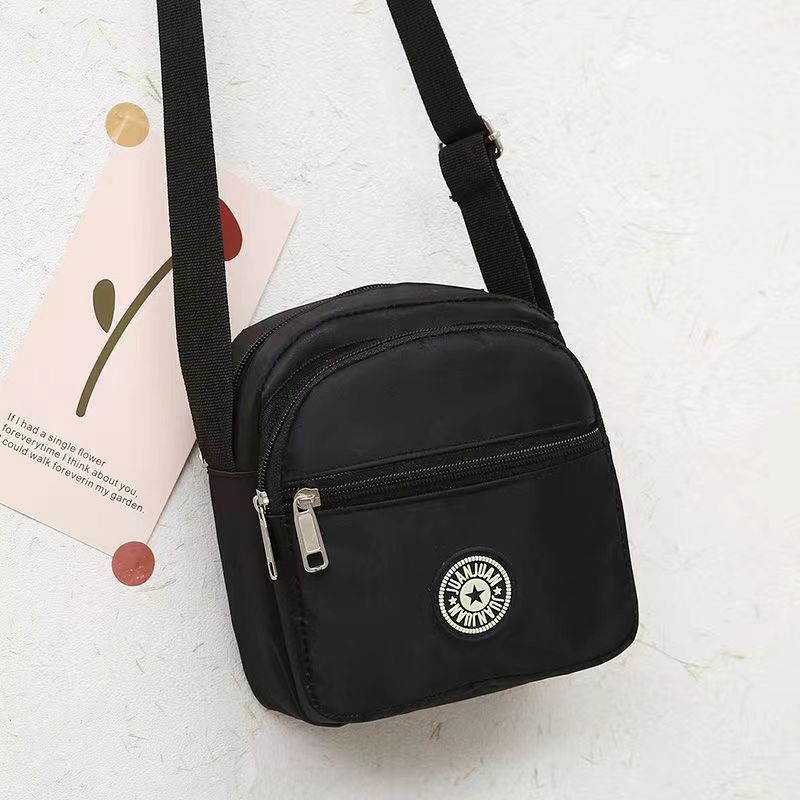 

New Floral Print Bag Crossbody Bag Middle-Aged Bag Oxford Fabric Print Shoulder Women Bag Small Bag