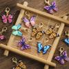 European & American Fashion Jewelry: DIY Colorful Butterfly Charm Earrings & Necklace Pendants