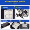 Modern Solar Powered Motion Sensor Street Light Outdoor IP65 Waterproof Floodlight with Remote Control for Garden Yard Garage Parking Lot