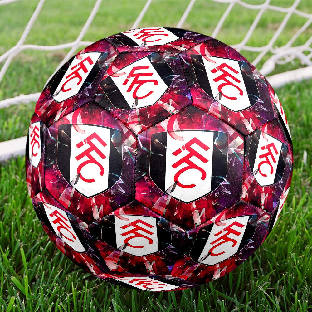 Fc Crest Design Printed Size 5 Soccer Balls, High-Quality, Anti-Slip, Protective Football, A Unique Gift , Birthdays, Christmas Gifts