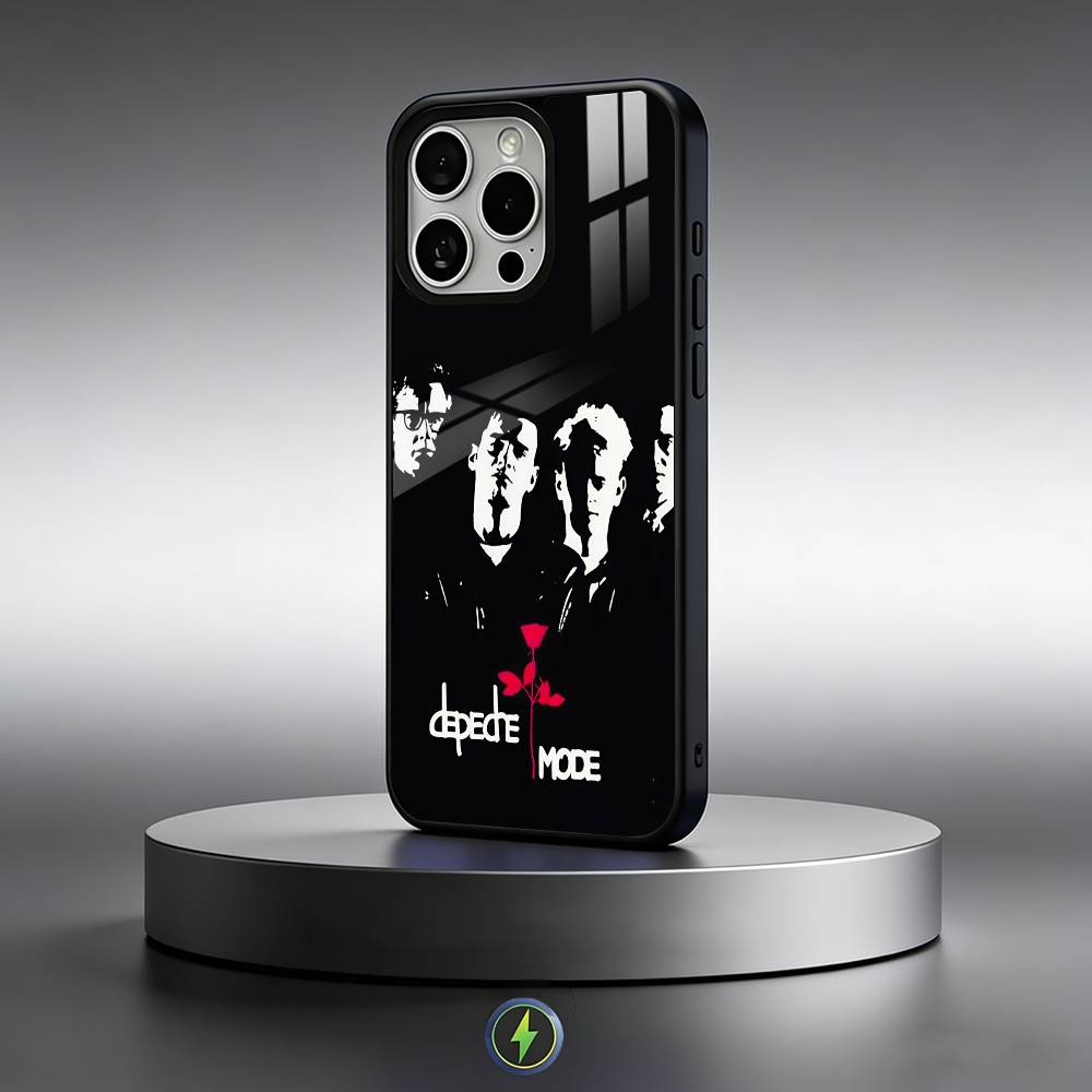 D-Depeche Mode Band Phone Case For iPhone17,16,15,14,13,12,11 Plus,Pro Max Magnetic For Magsafe Wireless Charging iPhone11PROMAX