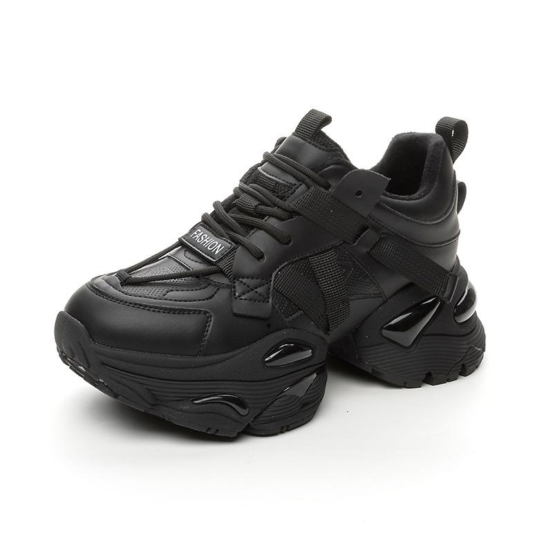 Autumn new air cushion bottom thick sole versatile casual breathable heightening shoes sports casual shoes women