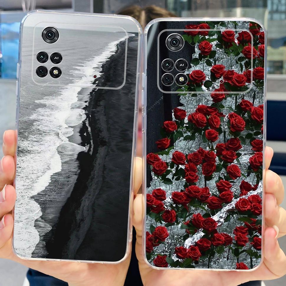 Beautiful Butterfly For Xiaomi Poco M4 Pro Case Silicone Soft Fundas Phone Back Cover For Xiaomi Poco M4 PocoM4 Pro 4G 5G Bumper