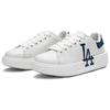 New MLB Chunky Classic Low Top Skateboard Shoes Unisex White Blue 3ASXCCB3N-07WHS