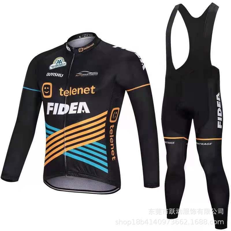 Men Women Long Sleeve Cycling Jersey Breathable Mountain Road Bike Apparel Riding