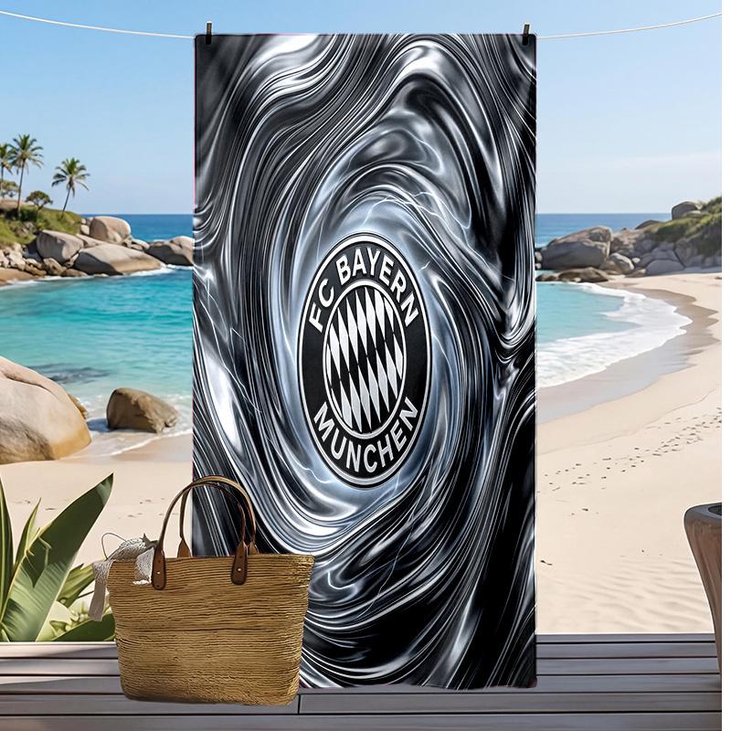 Bayern Munich Printed Beach Towel Quick Dry Soft TowelPortable Large Rectangular Beach Blanket for Travel Swimming Pool