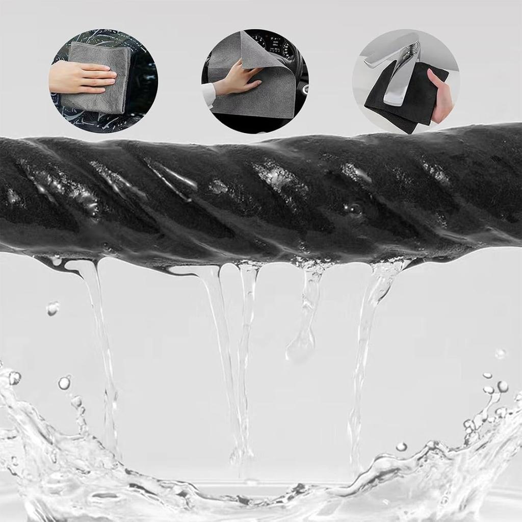 Sparkclean Cleaning Cloths, Thickened Magic Cleaning Cloth, Reusable Cleaning Cloth, Can Be Used for Windows, Glass, Furniture, Cars and Other (5PCS)