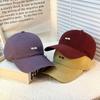 Spring And Summer Baseball Cap Cap Cap Women'S Curved Brim Letter Sun Hat Men'S Versatile Sun Protection Hat Tide