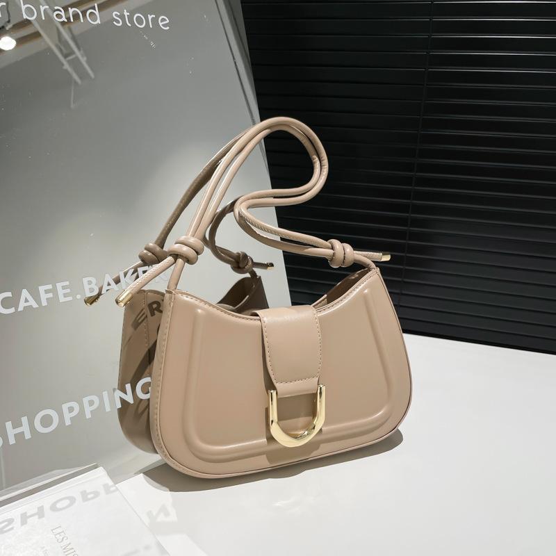 Versatile Bag Women's 2025 Spring and Summer New Crescent-shaped Saddle Bag High-end Chain Shoulder Bag Fashion Women's Bag