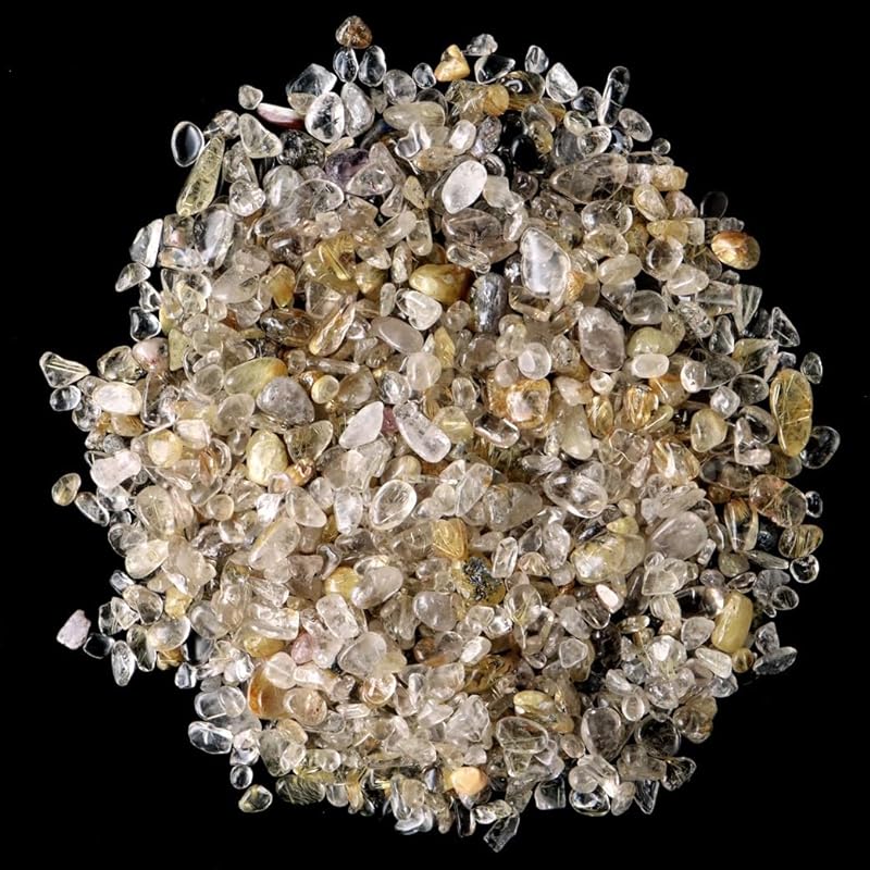 

gold rutile needle crystal ripple stone 1kg bulk sale Great value genuine natural stone power stone purification rutilated quartz nail parts material