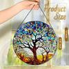 Gekleurd Glas Raam Hangdecoratie Rond Zonenvanger Paneel Huis Kantoor Woonkamer Tuin Binnenplaats Venster Hangend Ornament