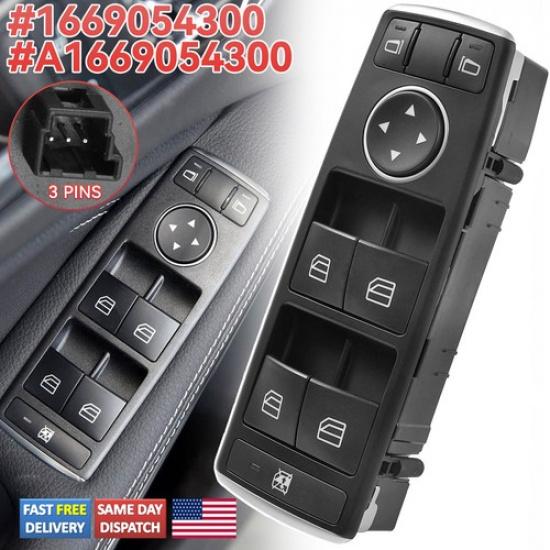 

Power Window Switch Master For Mercedes-Benz GLA250 CLA250 2012-2016 1669054300