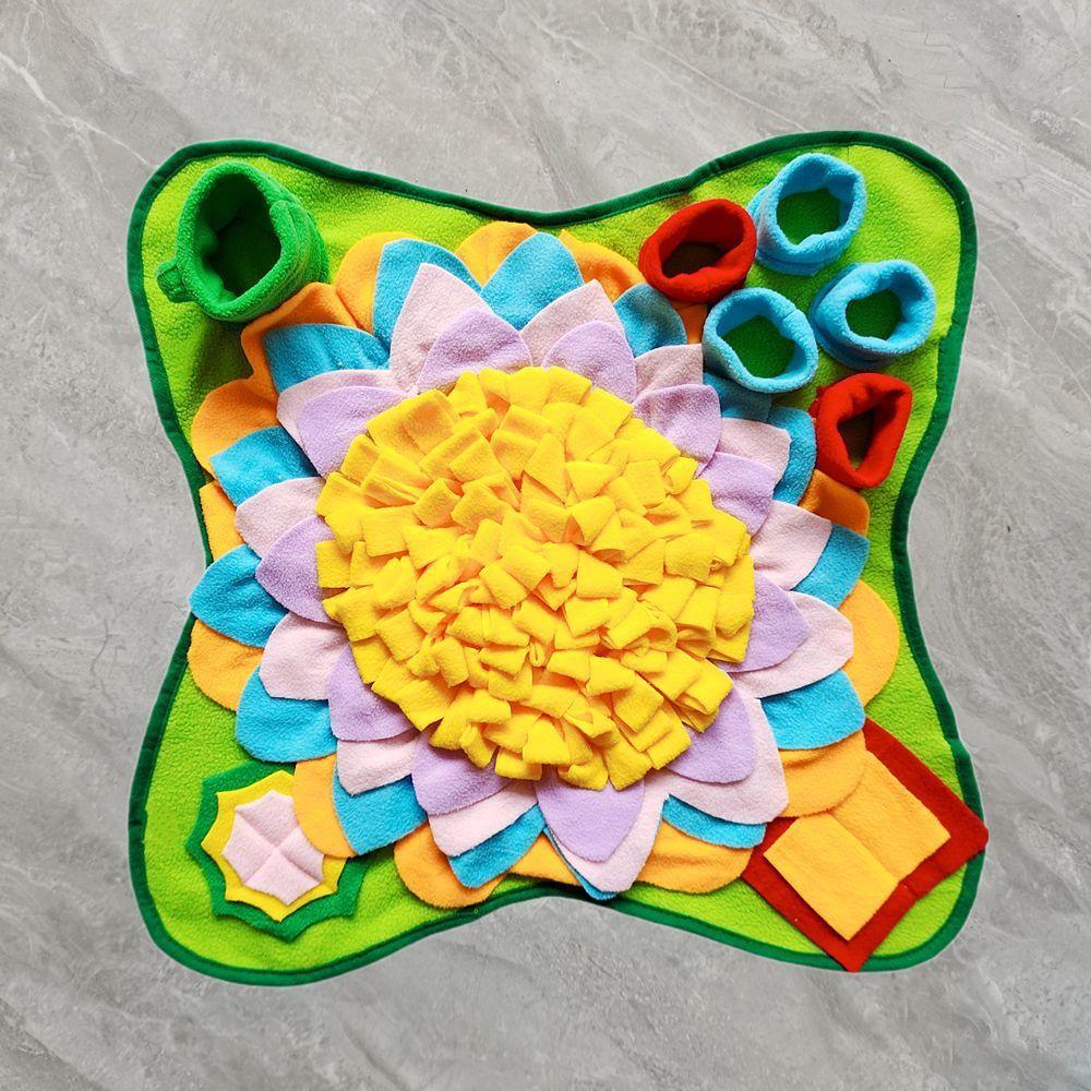 

Pet Sniffing Mat For Dogs With Plush Material Enriches Smell Training And Mental Stimulation зелений