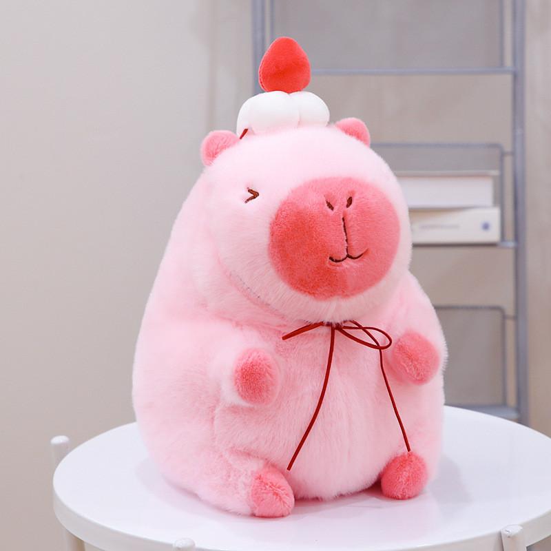 Adorable Capybara Plush Toy Authentic Stuffed Animal Soft Short Plush Pillow