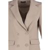 Mink Double Button Detailed Pocket Lined Blazer Woven Jacket Tctss22ce025