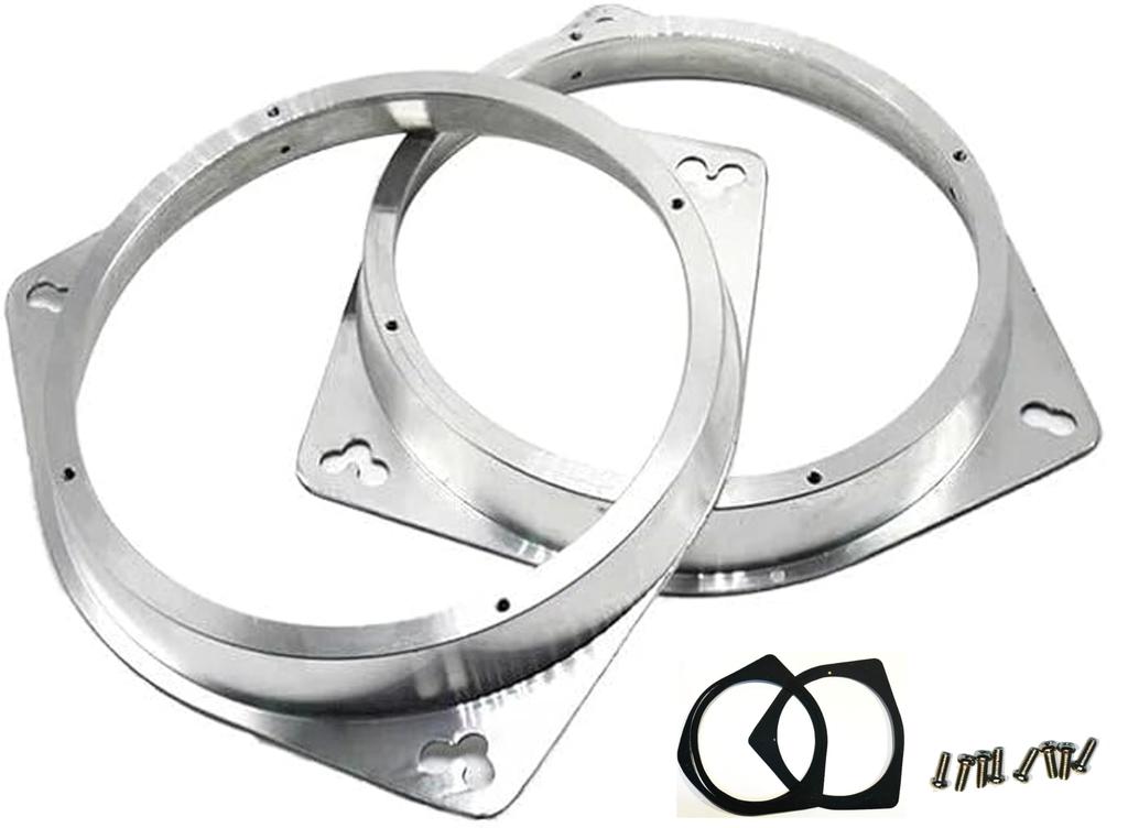 Deepa Ribusu Inner Compatible with with Set of with Mounting Screws Baffle, Toyota, Aluminum, 6.5-inch, 17cm, 16cm, Gasket, 2,