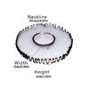 Adjustable Tie Ruffled Collar Retro For Victorian Age Costumes and Cosplay Halloween Accessory Versatile Collar