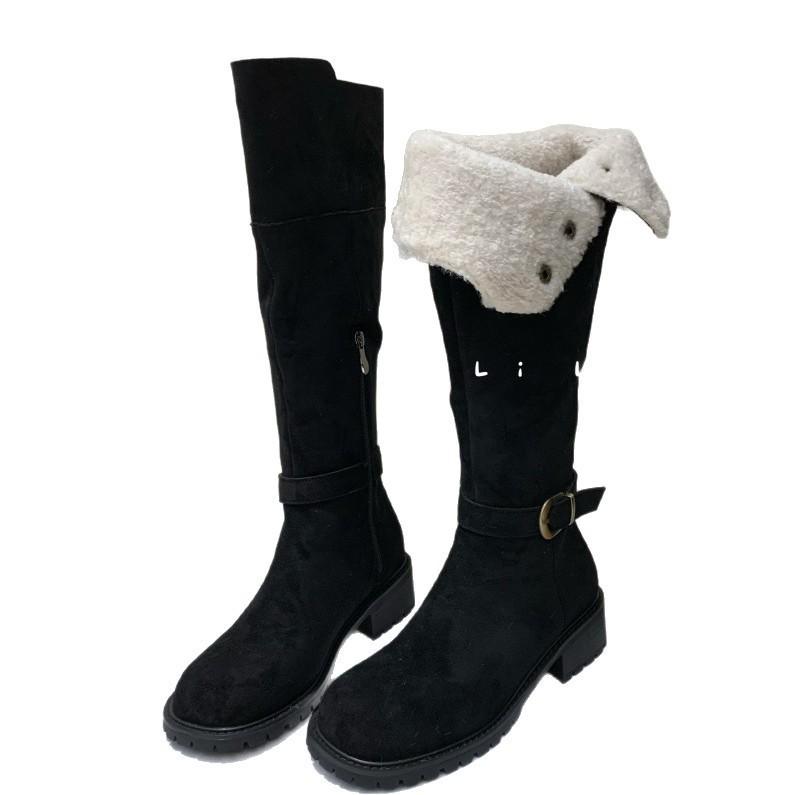 Vintage western cowboy boots 2025 new versatile stacking boots matte summer thin boots