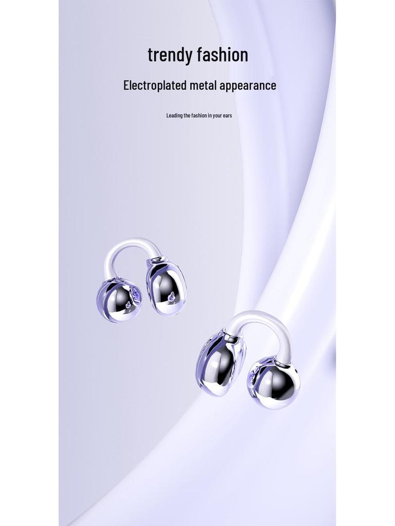 2025 Air Conduction Bluetooth Earphones: Clip-On, Long Battery, High-Fidelity Sound, Noise Reduction for Sports.