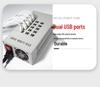 30W Dual-Port USB Multi-Charger - White Shell for Centralized Charging in Schools & Meeting Rooms