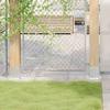 VidaXL Square Post Bases 12pcs Silver 101x101 Mm Galvanized Steel, Concrete Fence Base 42000013