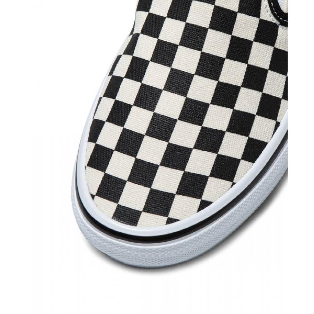 Vans Slip On    Skate  Checkerboard  Black  Off White Vn0a5fcaauh1