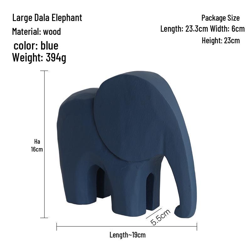 Adorno de Caballo de Madera Estilo Nórdico Morandi para Decoración de Hogar, Oficina o Sala de Estar