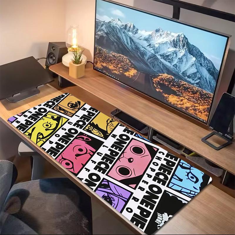 One Piece3 Print  Cushion Non-slip Laptop Tablet Big Mousepad XXL Mat Mini PC Playmat With Lock edge