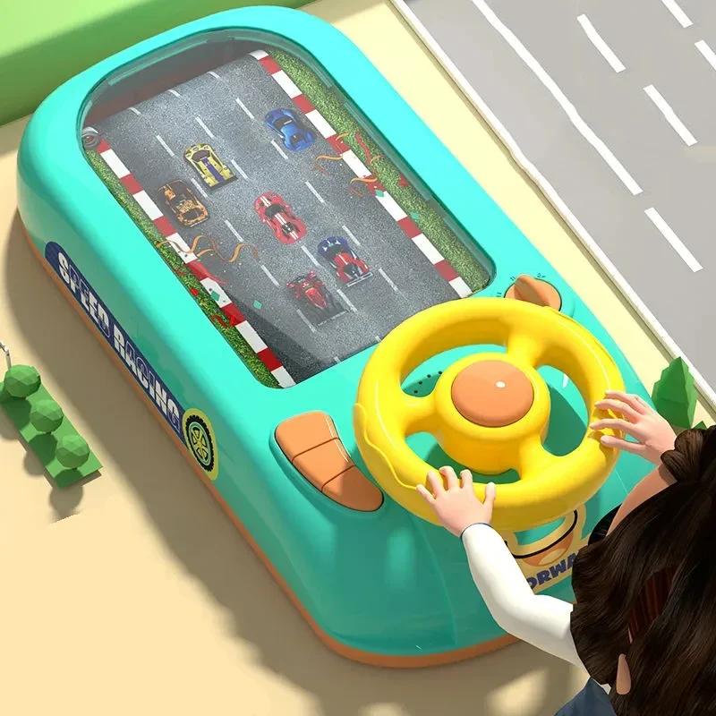 

Kids Steering Wheel Driving Plaything Dodge Vehicle Electronic Simulation Adventure Game With Music Sound Effects For Girl Boy