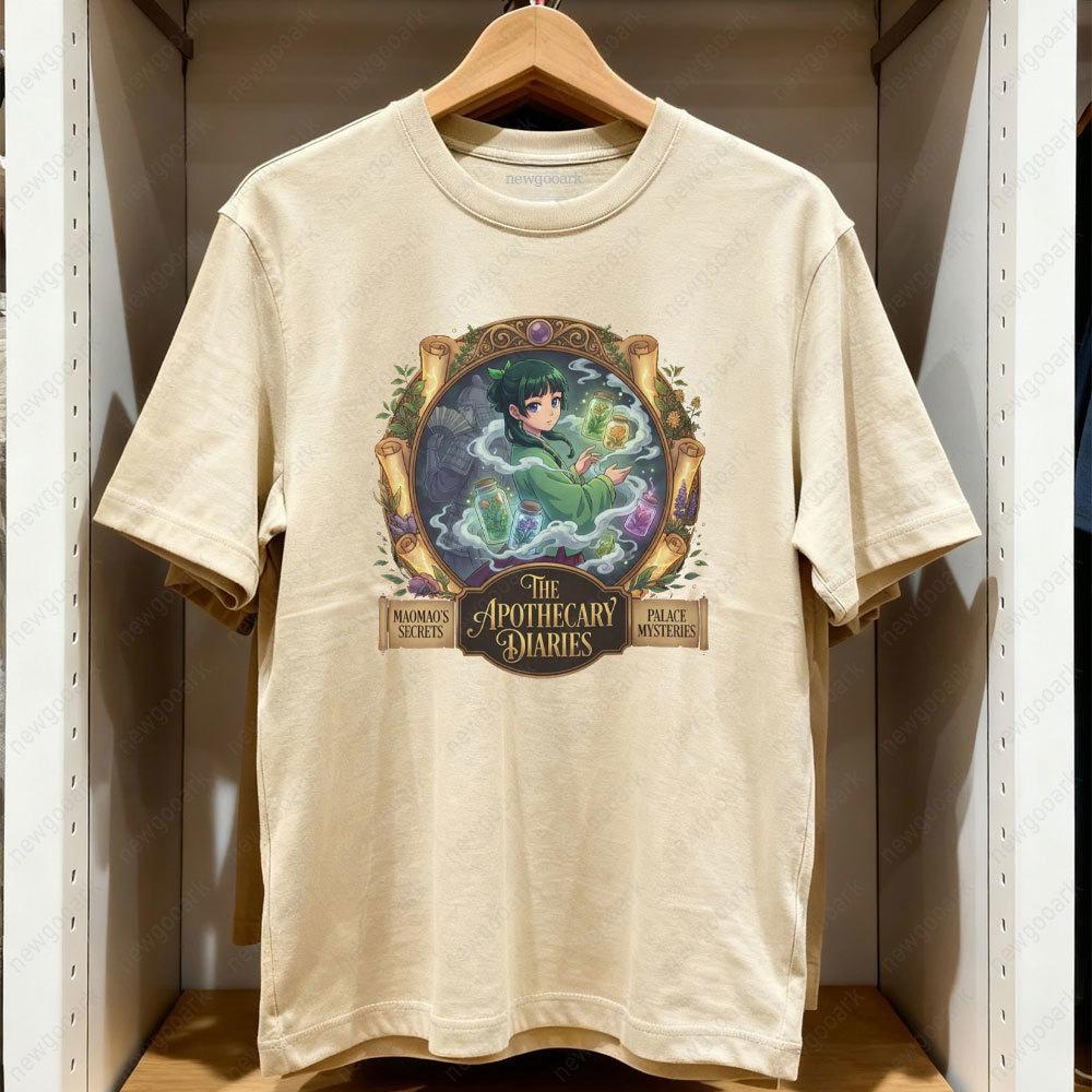 Apothecary Diaries Maomao Anime Tshirt Man Casual Cotton Graphic T Shirts Creative Streetwear Camisetas Harajuku Tops Tee