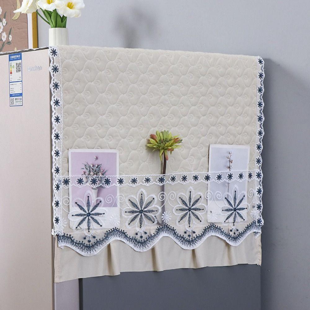 55x140cm Cabinet Decoration Cover Single Door Refrigerator Protection Cover